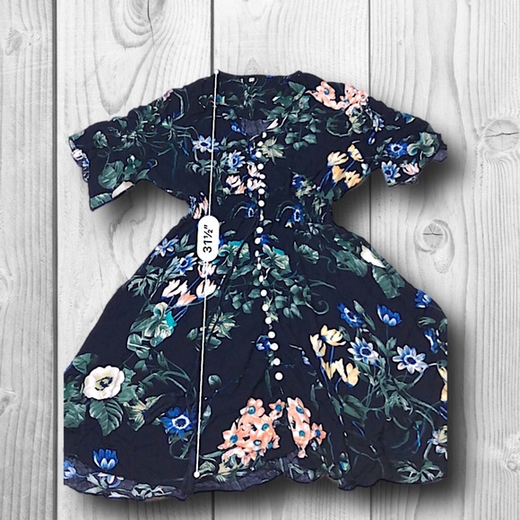 VINTAGE unbranded Casual Dress SZ Large - Picture 5 of 6